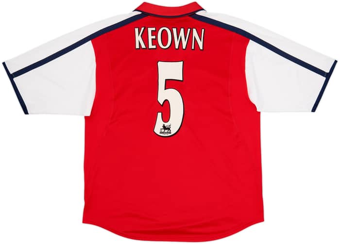 2000-02 Arsenal Home Shirt Keown #5 - 8/10 - (L)