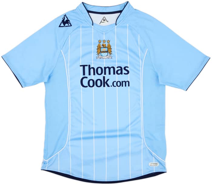 2007-08 Manchester City Home Shirt Elano #11 - 8/10 - (M)