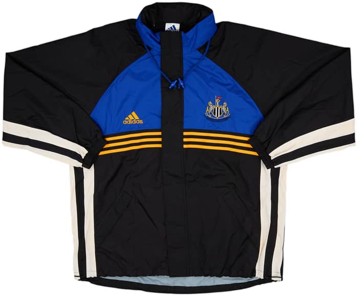 1998-99 Newcastle United adidas Hooded Rain Jacket - 8/10 - (L/XL)