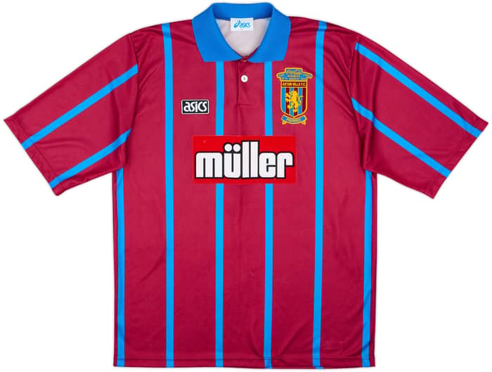 1993-95 Aston Villa Home Shirt McGrath #5 - 8/10 - (XL)