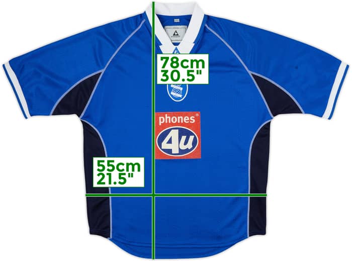 2001-02 Birmingham Home Shirt - 9/10 - (M)