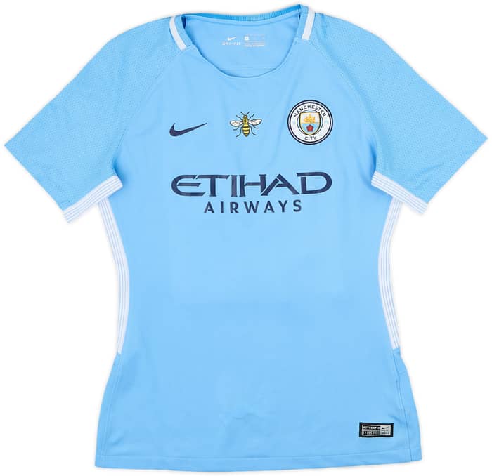 2017-18 Manchester City Home Shirt Silva #21 - 8/10 - (Women's S)