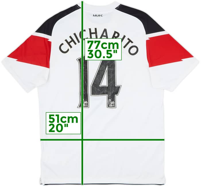 2010-12 Manchester United Away Shirt Chicharito #14 - 5/10 - (M)