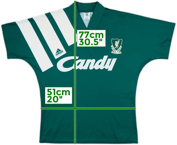 1991-92 Liverpool Away Shirt - 8/10 - (M)