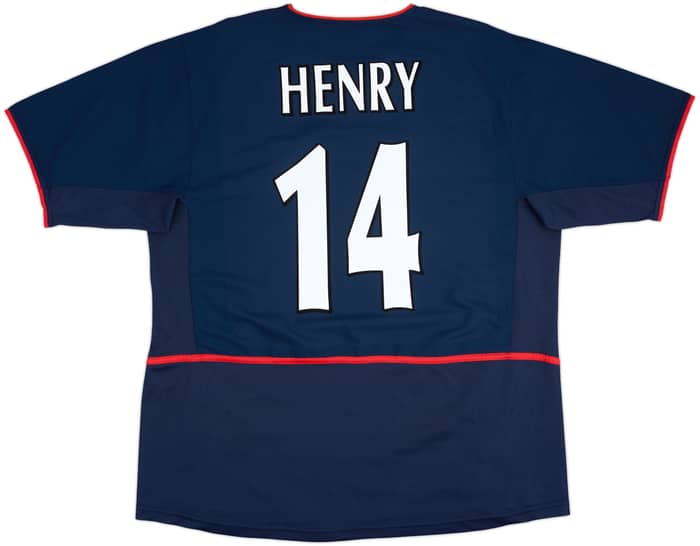 2002-04 Arsenal Away Shirt Henry #14 - 8/10 - (XL)