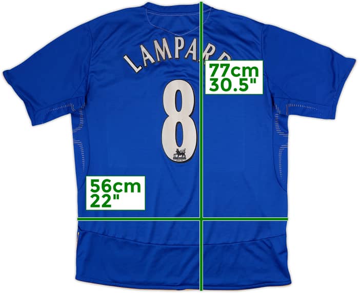 2005-06 Chelsea Centenary Home Shirt Lampard #8 - 6/10 - (L)