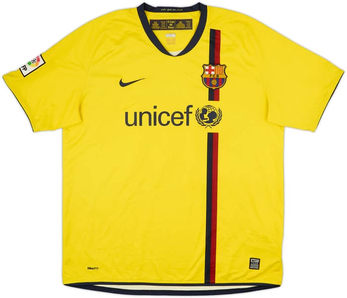 2008-10 Barcelona Away Shirt Henry #14 - 7/10 - (XL)