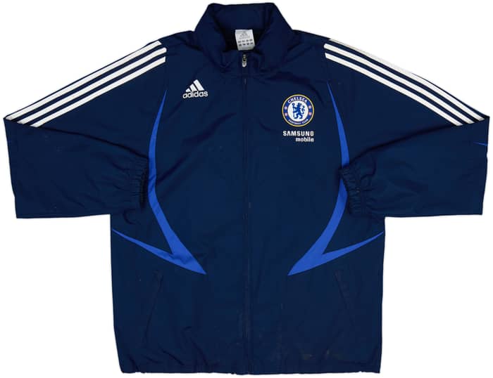 2007-08 Chelsea adidas Hooded Rain Jacket - 6/10 - (L)