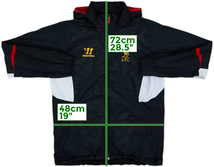 2012-13 Liverpool Warriror Hooded Rain Jacket - 9/10 - (S)