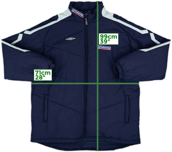 2008-10 Northern Ireland Umbro Padded Bench Coat - 8/10 - (XXL)