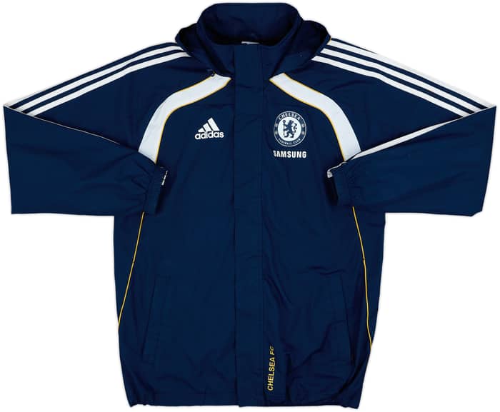 2010-11 Chelsea adidas Hooded Rain Jacket - 8/10 - (M)