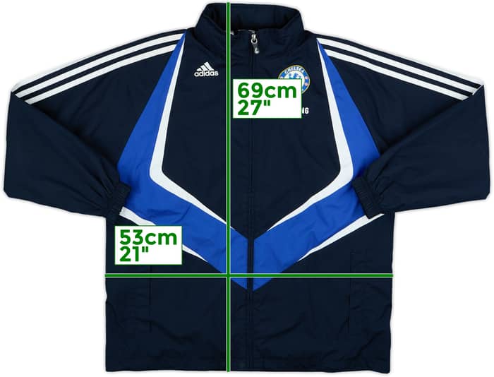 2009-10 Chelsea adidas Hooded Rain Jacket - 10/10 - (M.Boys)