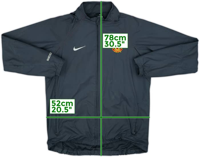 2004-05 Manchester United Nike Hooded Rain Jacket - 8/10 - (S)