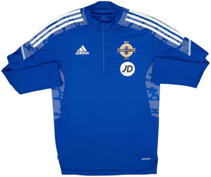 2020-22 Northern Ireland adidas 1/4 Zip Drill Top - 6/10 - (XS)