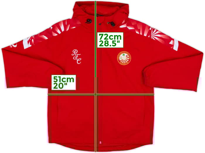 2022-23 Portadown Hooded Track Jacket - 8/10 - (L.Boys)