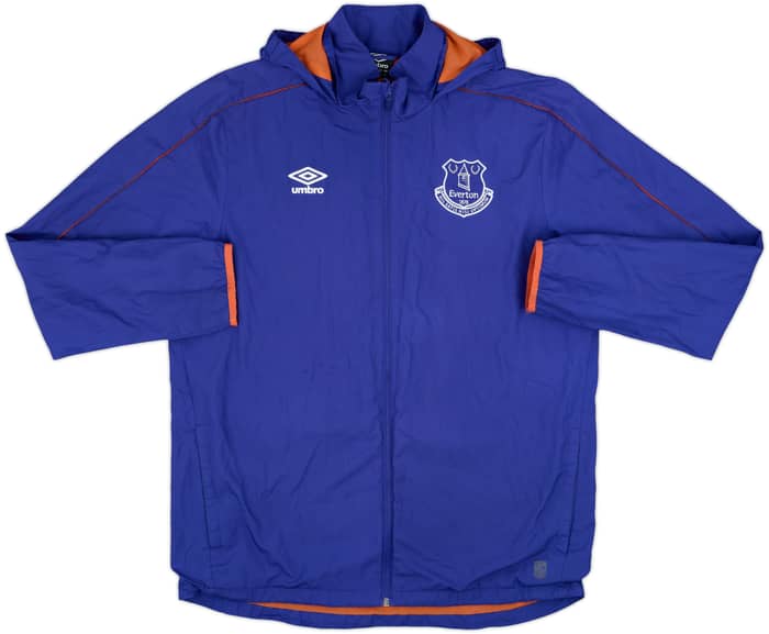 2016-17 Everton Umbro Hooded Rain Jacket - 5/10 - (L)