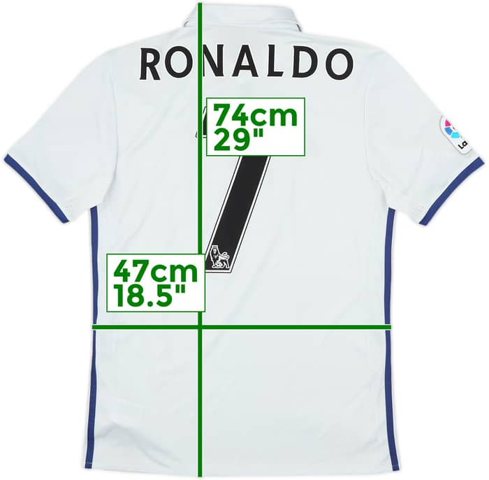 2016-17 Real Madrid Home Shirt Ronaldo #7 - 8/10 - (S)