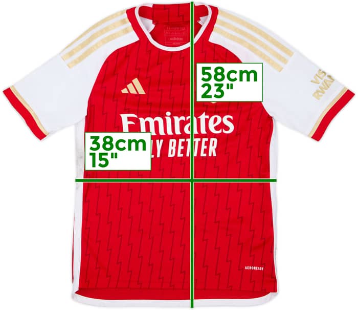 2023-24 Arsenal Home Shirt - 5/10 - (M.Boys)