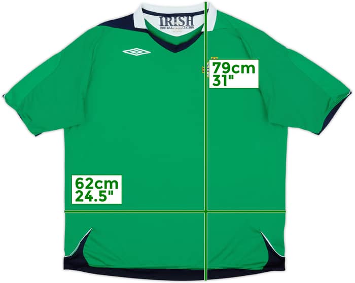 2006-08 Northern Ireland Home Shirt - 8/10 - (XXL)