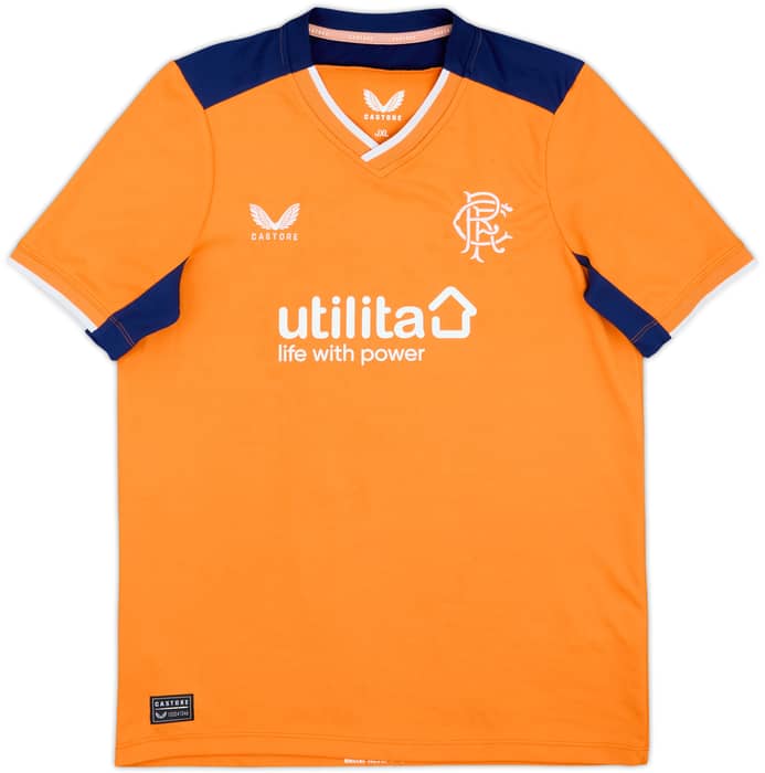2022-23 Rangers Third Shirt - 8/10 - (XL.Boys)