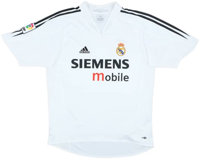 2004-05 Real Madrid Home Shirt Zidane #5 - 8/10 - (M)