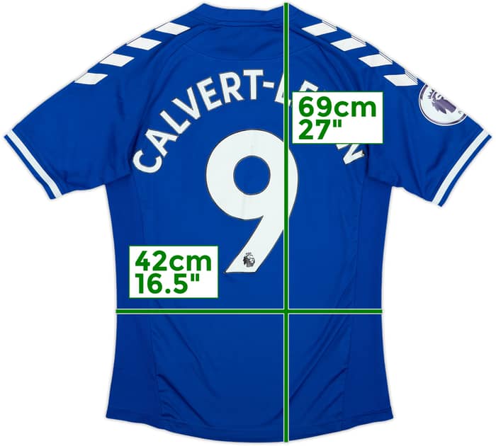 2020-21 Everton Home Shirt Calvert-Lewin #9 - 5/10 - (S)