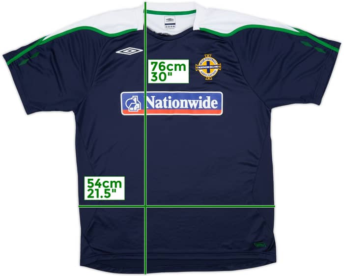2006-08 Northern Ireland Umbro Training Shirt - 9/10 - (XL)