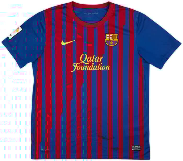 2011-12 Barcelona Home Shirt - 5/10 - (XL.Boys)