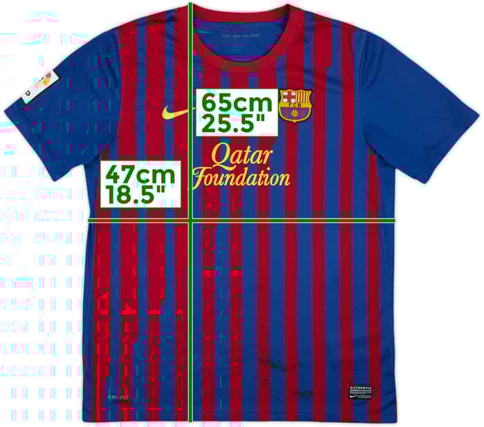 2011-12 Barcelona Home Shirt - 5/10 - (XL.Boys)