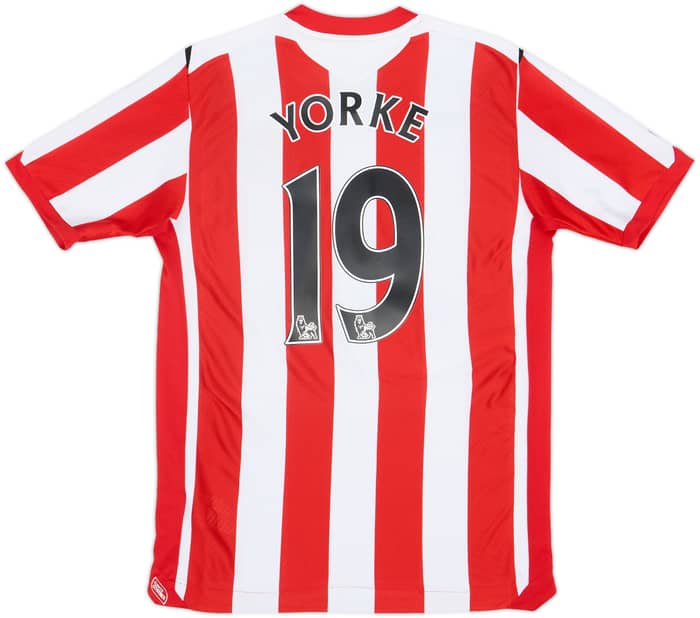 2008-09 Sunderland Home Shirt Yorke #19 - 8/10 - (M)