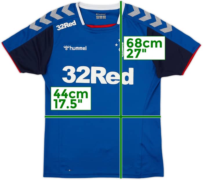 2019-20 Rangers Hummel Training Shirt - 8/10 - (S)