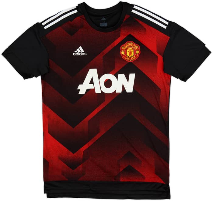 2017-18 Manchester United adidas Training Shirt - 9/10 - (M)