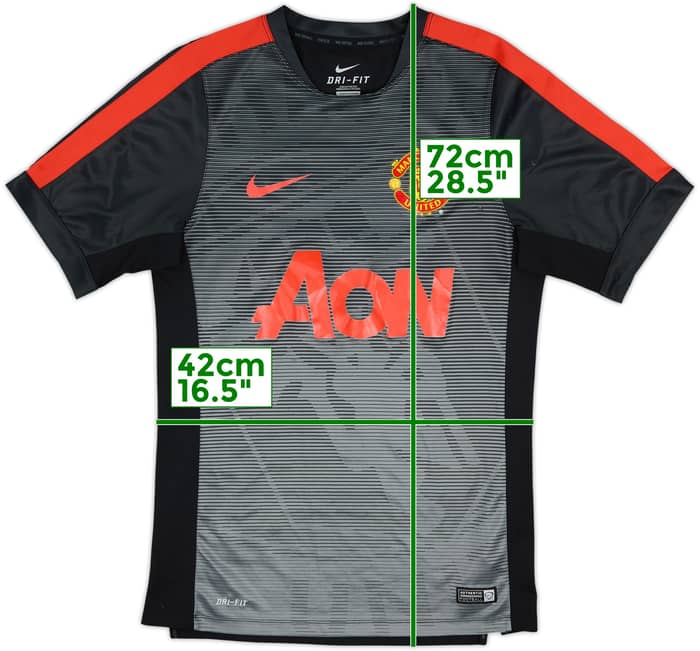 2015-16 Manchester United Nike Training Shirt - 7/10 - (S)