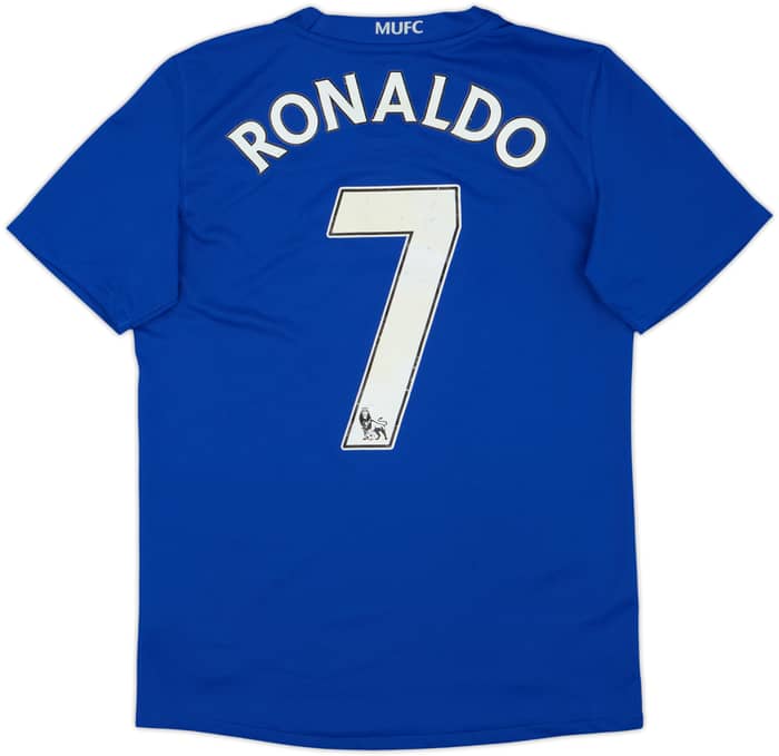 2008-09 Manchester United Third Shirt Ronaldo #7 - 6/10 - (L.Boys)