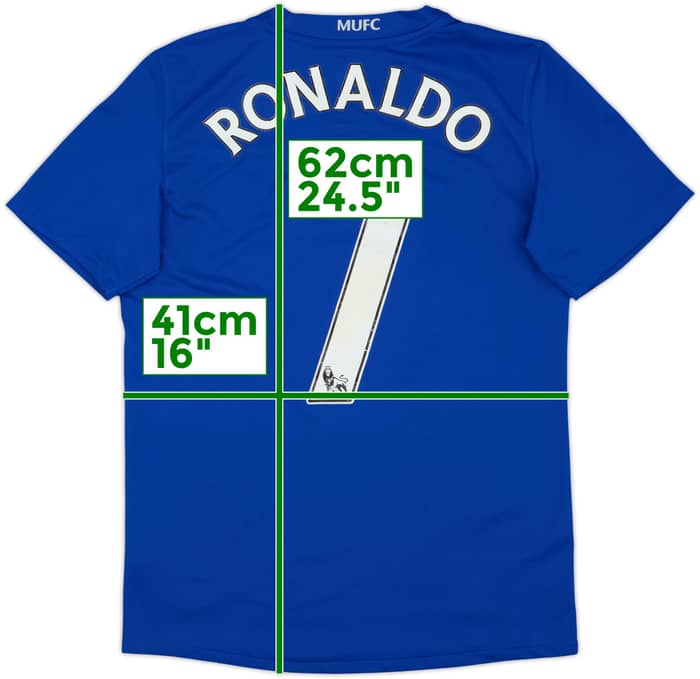 2008-09 Manchester United Third Shirt Ronaldo #7 - 6/10 - (L.Boys)