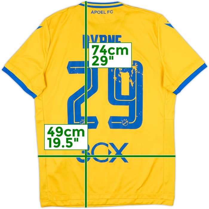 2020-21 APOEL Nicosia Home Shirt Byrne #29 - 4/10 - (M)