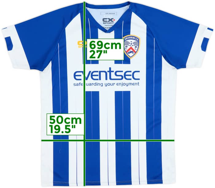 2017-19 Coleraine Home Shirt - 6/10 - (M)
