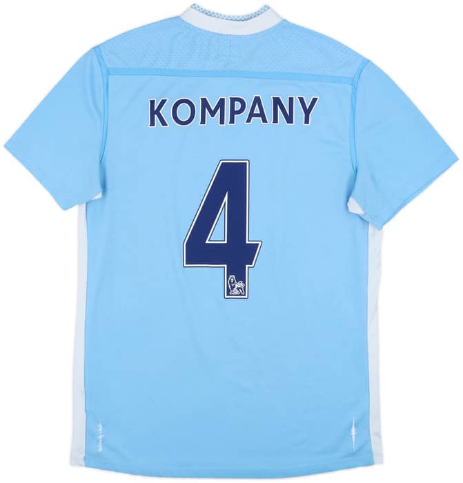 2011-12 Manchester City Home Shirt Kompany #4 - 6/10 - (M)