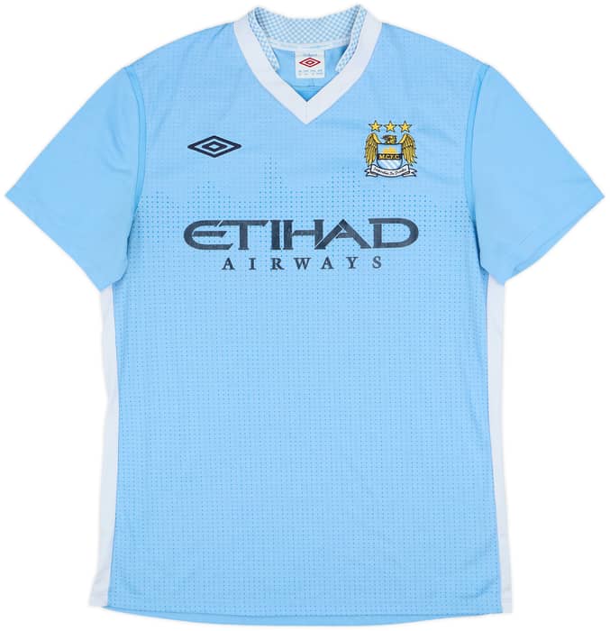 2011-12 Manchester City Home Shirt Kompany #4 - 6/10 - (M)