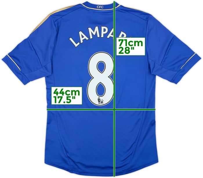 2012-13 Chelsea Home Shirt Lampard #8 - 6/10 - (S)