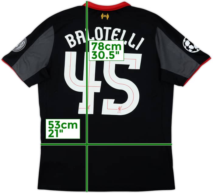 2014-15 Liverpool Third Shirt Balotelli #45 - 5/10 - (L)