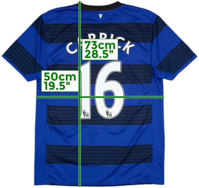 2011-13 Manchester United Away Shirt Carrick #16 - 6/10 - (M)