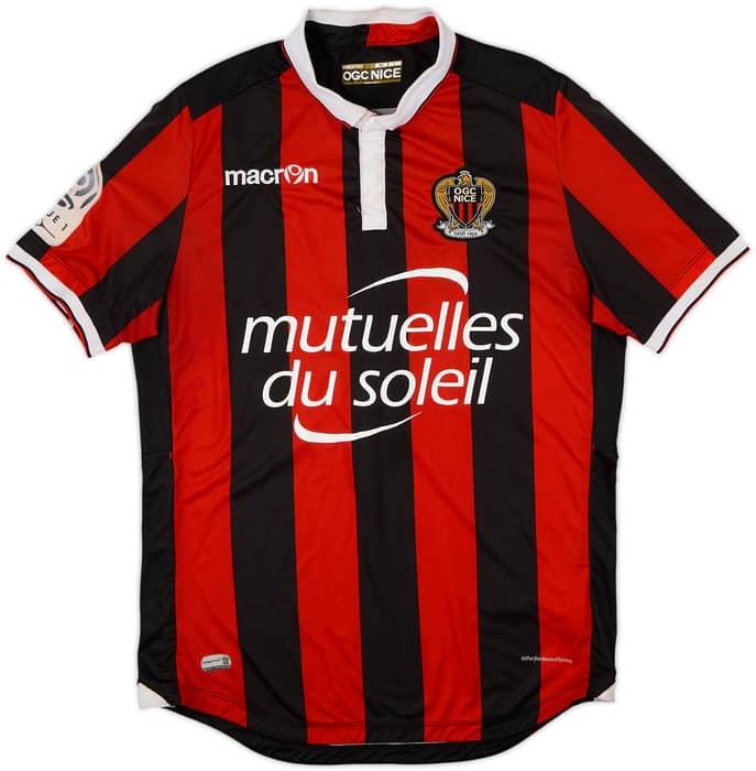 2016-17 Nice Home Shirt Balotelli #9 - 5/10 - (L)