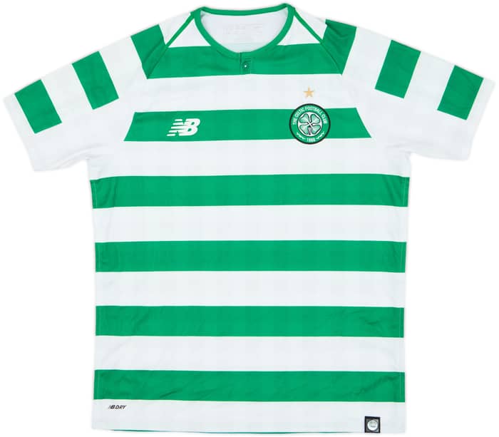 2018-19 Celtic Home Shirt - 9/10 - (XL.Boys)
