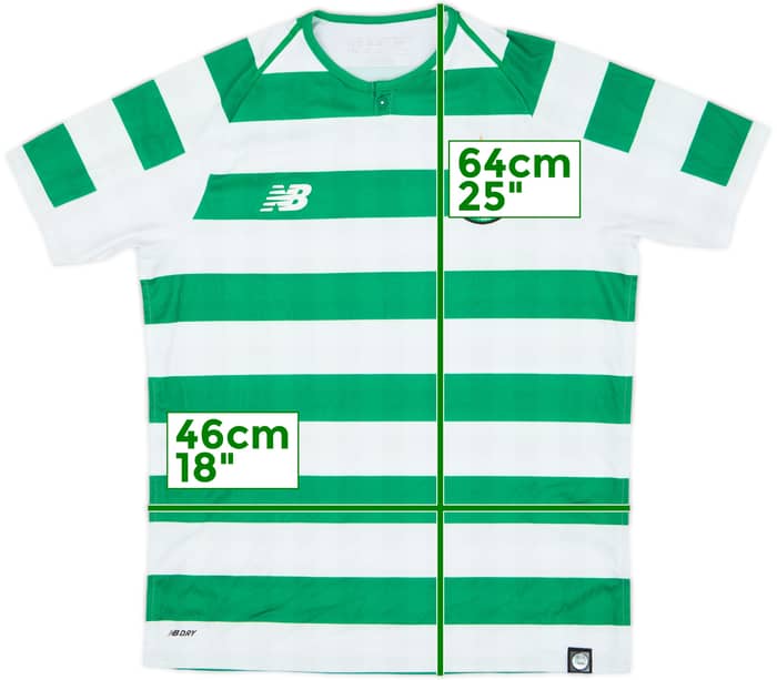 2018-19 Celtic Home Shirt - 9/10 - (XL.Boys)