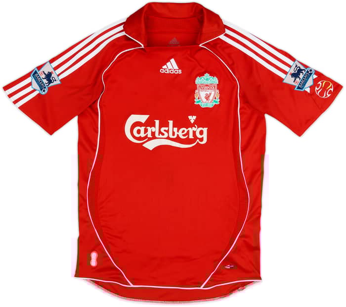 2006-08 Liverpool Home Shirt Gerrard #8 - 5/10 - (S)