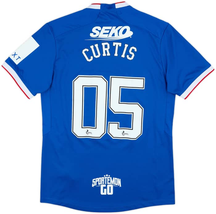 2022-23 Rangers Home Shirt Curtis #05 - 8/10 - (M)