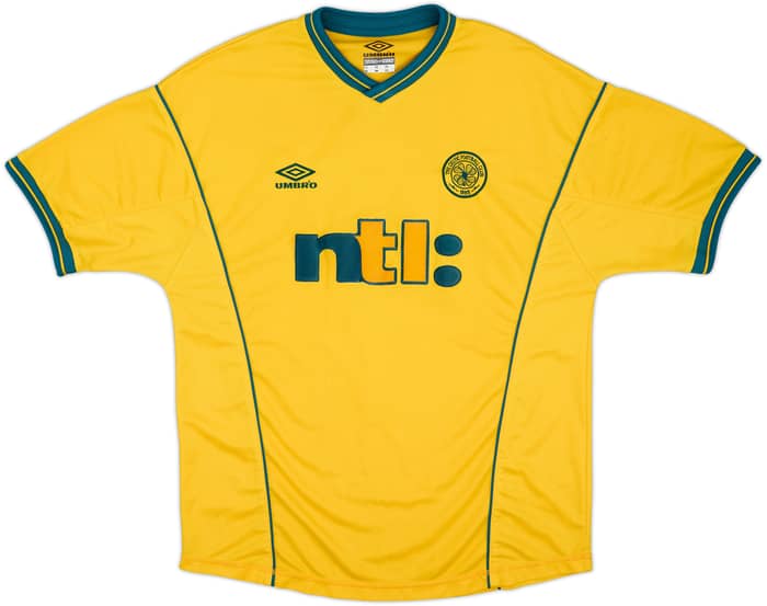 2000-02 Celtic Away Shirt Larsson #7 - 7/10 - (L)