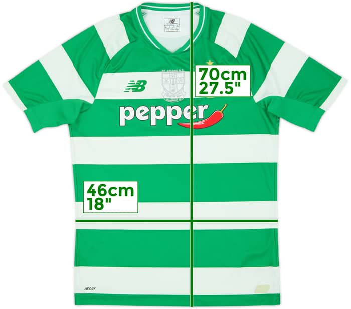 2016-17 Shamrock Rovers Home Shirt #19 - 6/10 - (S)