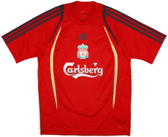 2009-10 Liverpool adidas Training Shirt - 8/10 - (M)